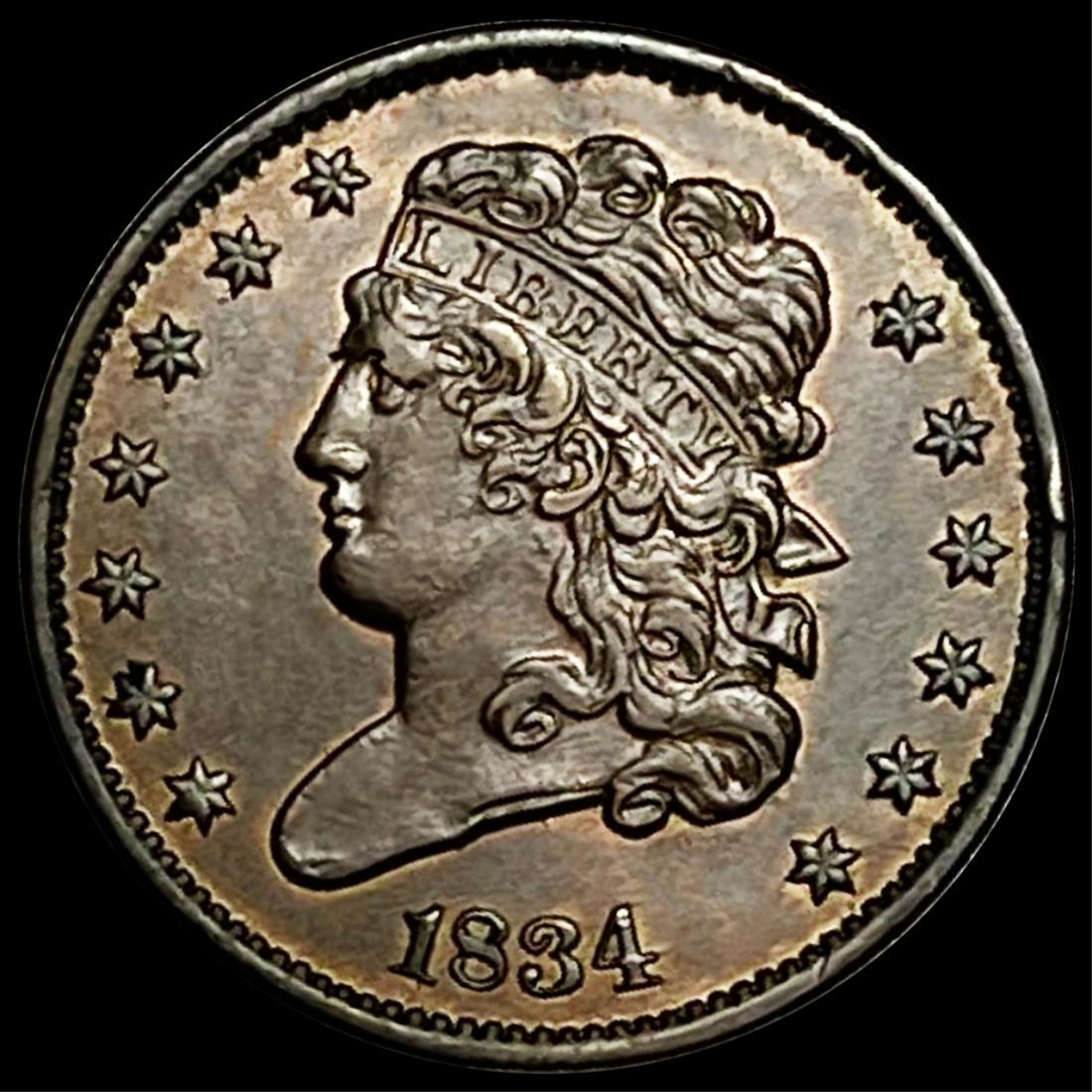 1834 Classic Head Half Cent UNCIRCULATED (1 of 2)