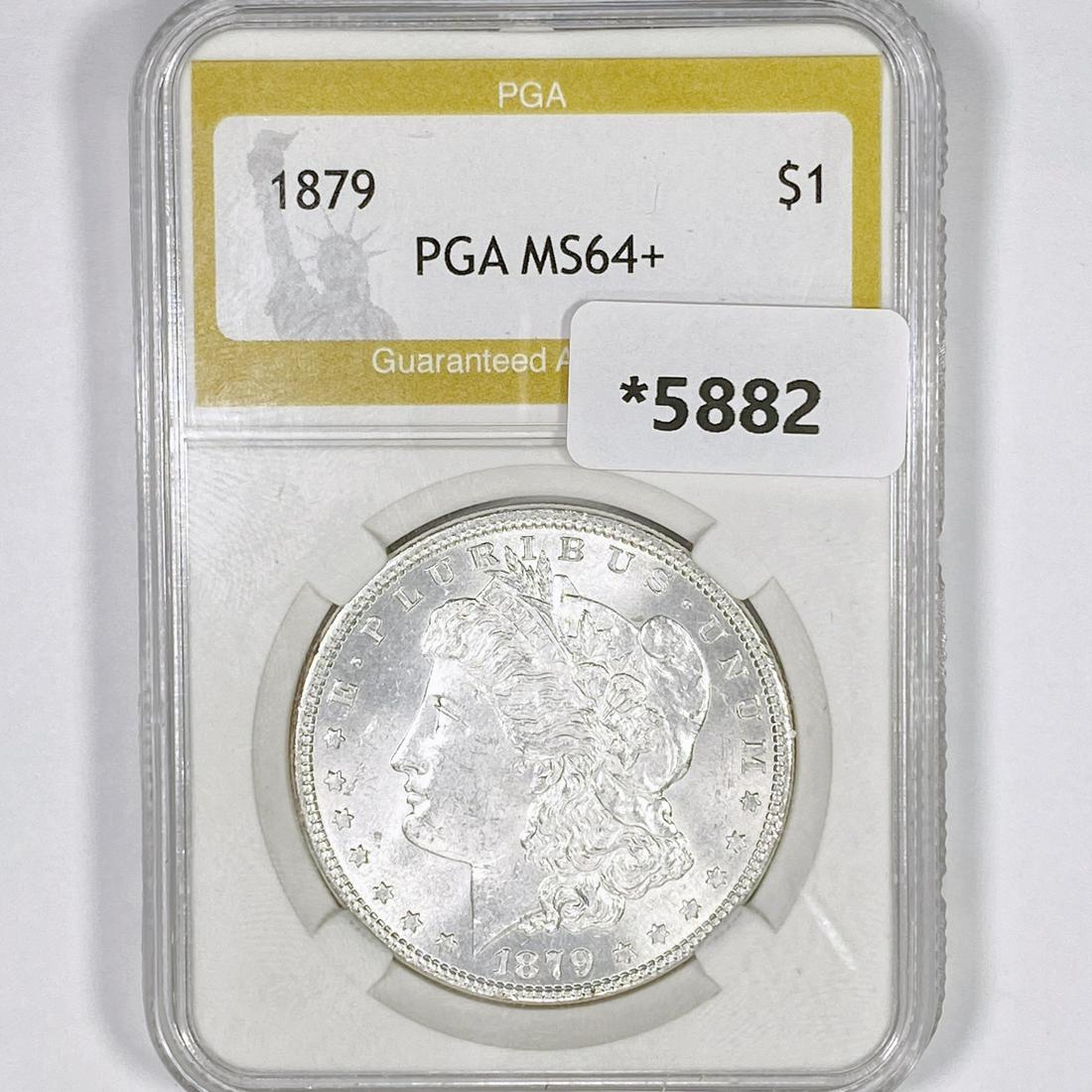 1879 Morgan Silver Dollar PGA-MS64+ (1 of 2)