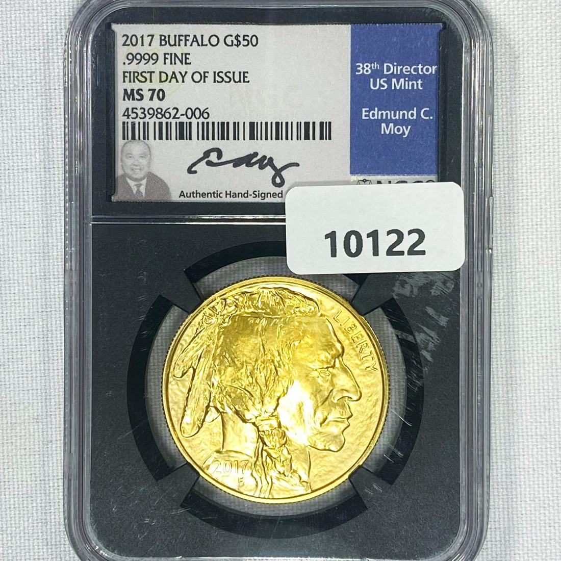 2017 $50 1 oz American Gold Eagle NGC-MS70 (1 of 2)