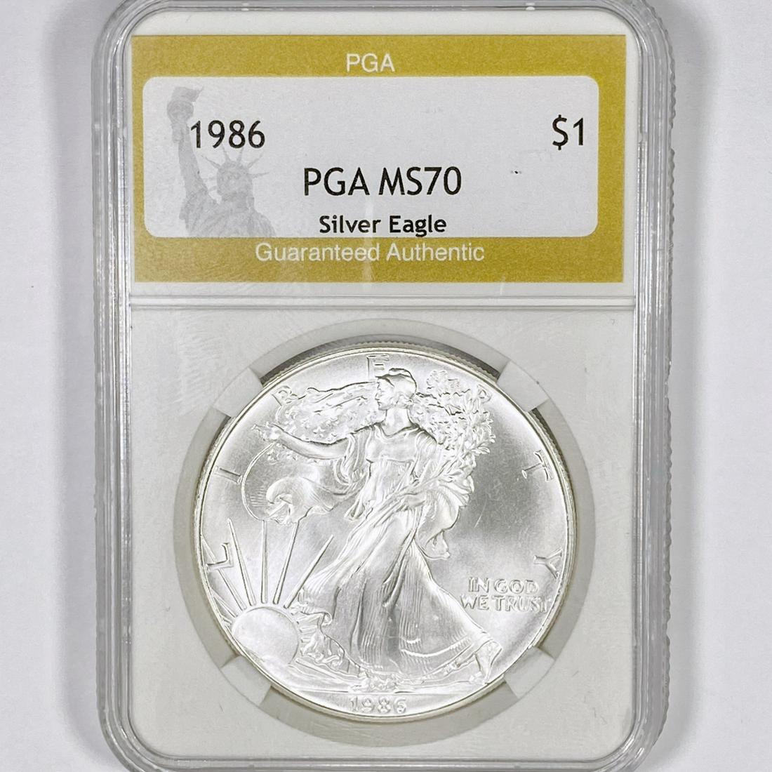 1986 Silver Eagle PGA-MS70: 1986 Silver Eagle PGA-MS70