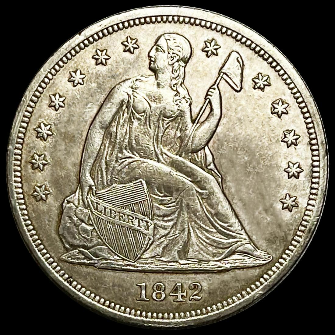 1842 Seated Liberty Dollar UNCIRCULATED (1 of 2)