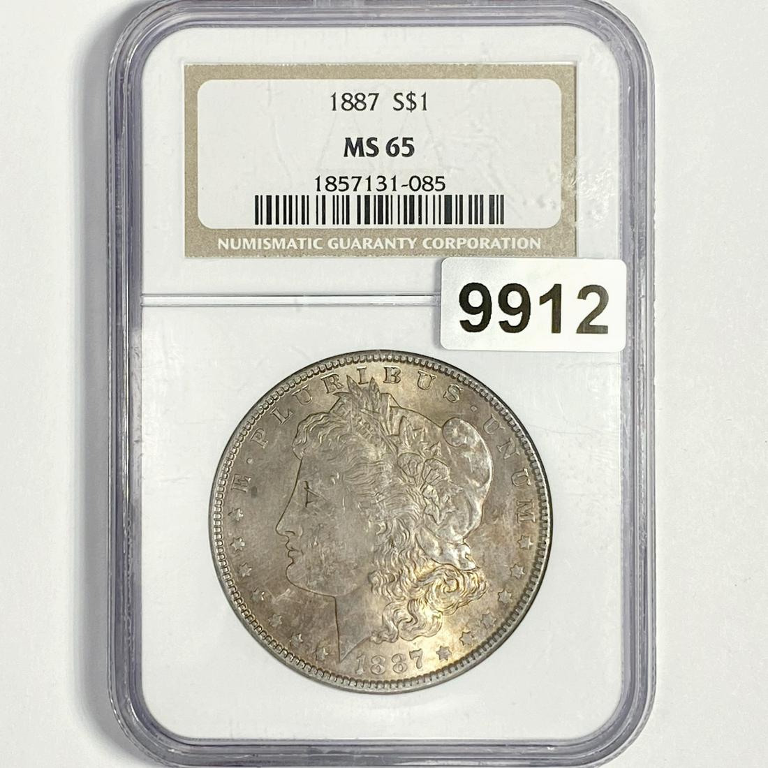 1887 Morgan Silver Dollar NGC-MS65 (1 of 2)