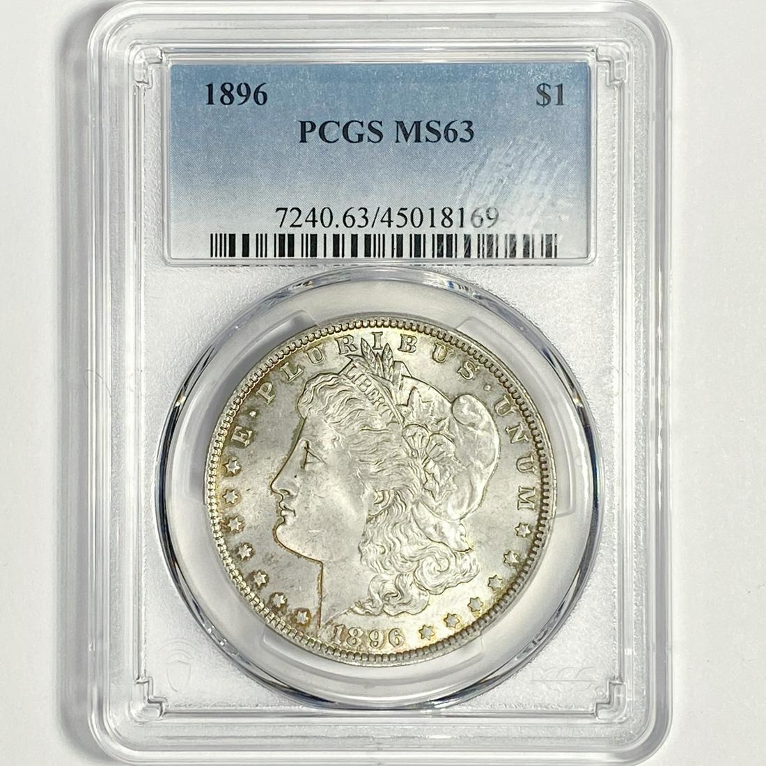 1896 Morgan Silver Dollar PCGS-MS63 (1 of 2)