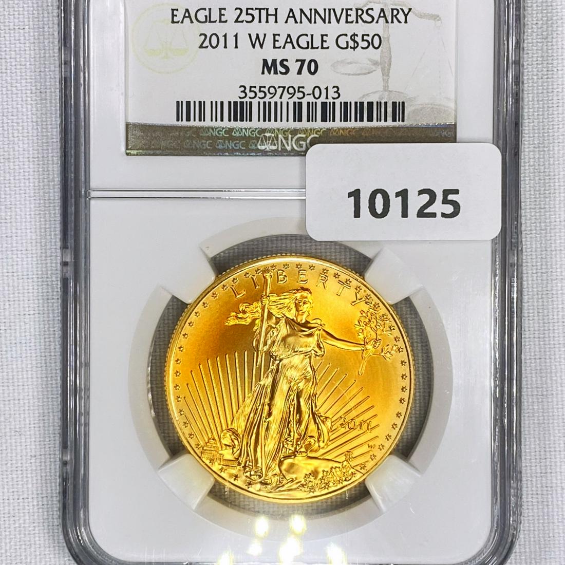 2011-W $50 1 oz American Gold Eagle NGC-MS70 (1 of 2)