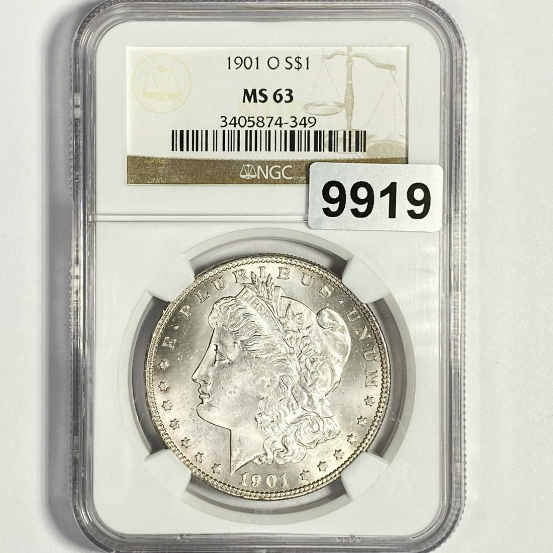 1901-O Morgan Silver Dollar NGC-MS63 (1 of 2)