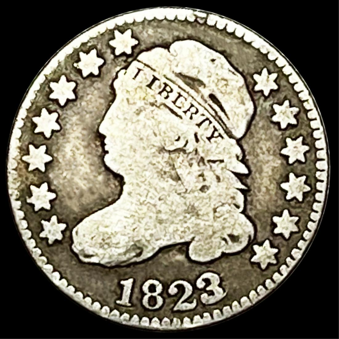 1823 Capped Bust Dime NICELY CIRCULATED (1 of 2)