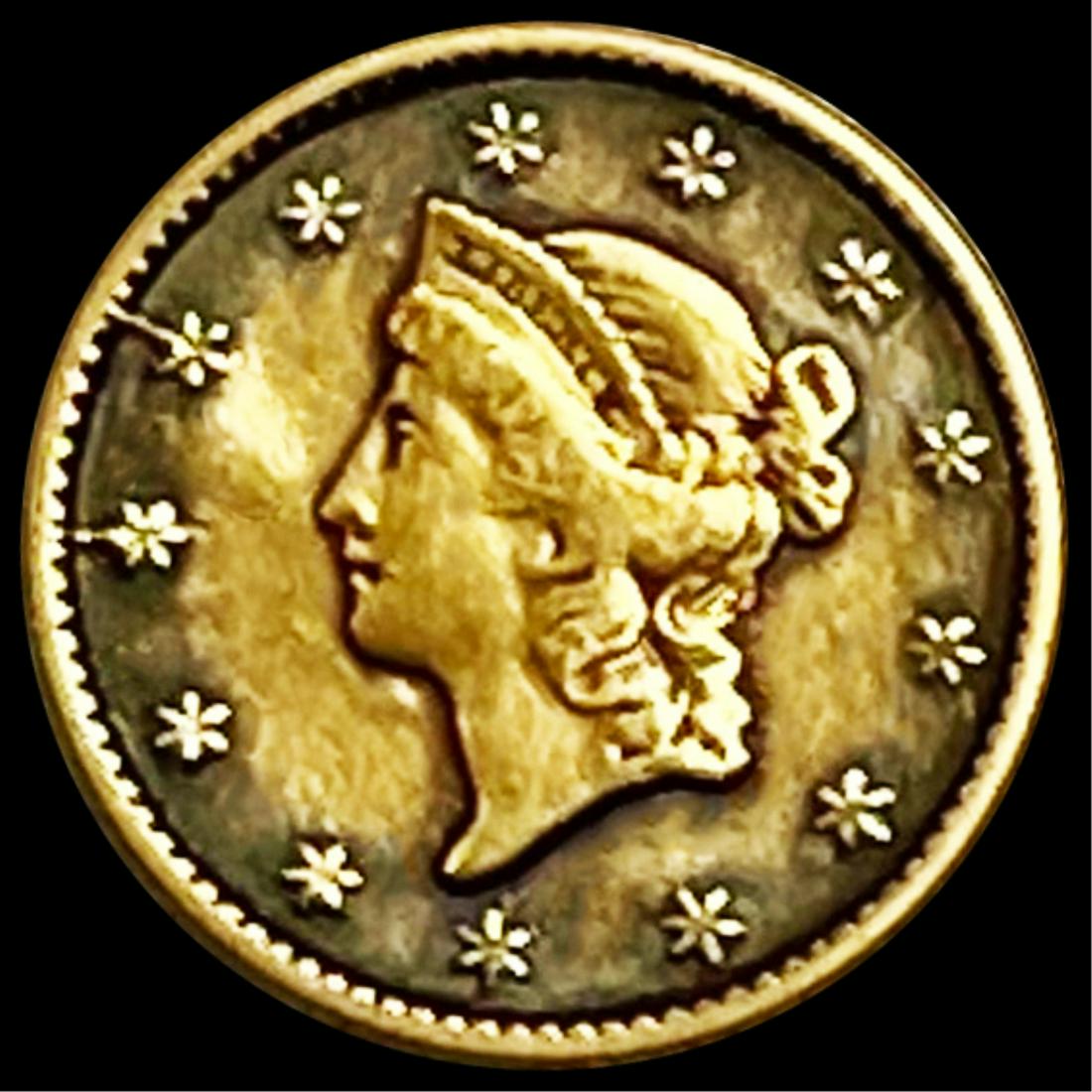 1853 Rare Gold Dollar LIGHTLY CIRCULATED (1 of 2)