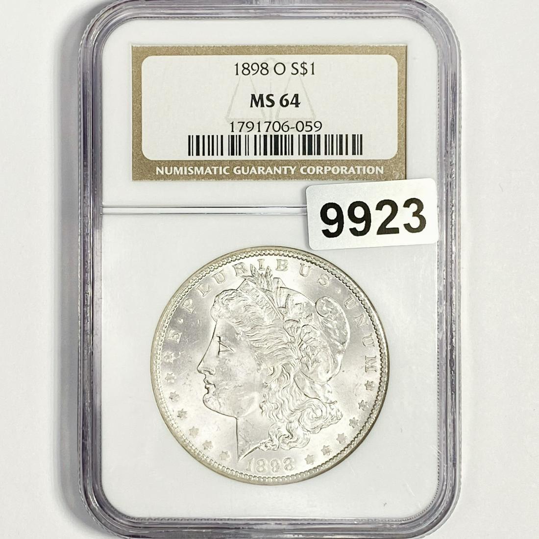1898-O Morgan Silver Dollar NGC-MS64 (1 of 2)