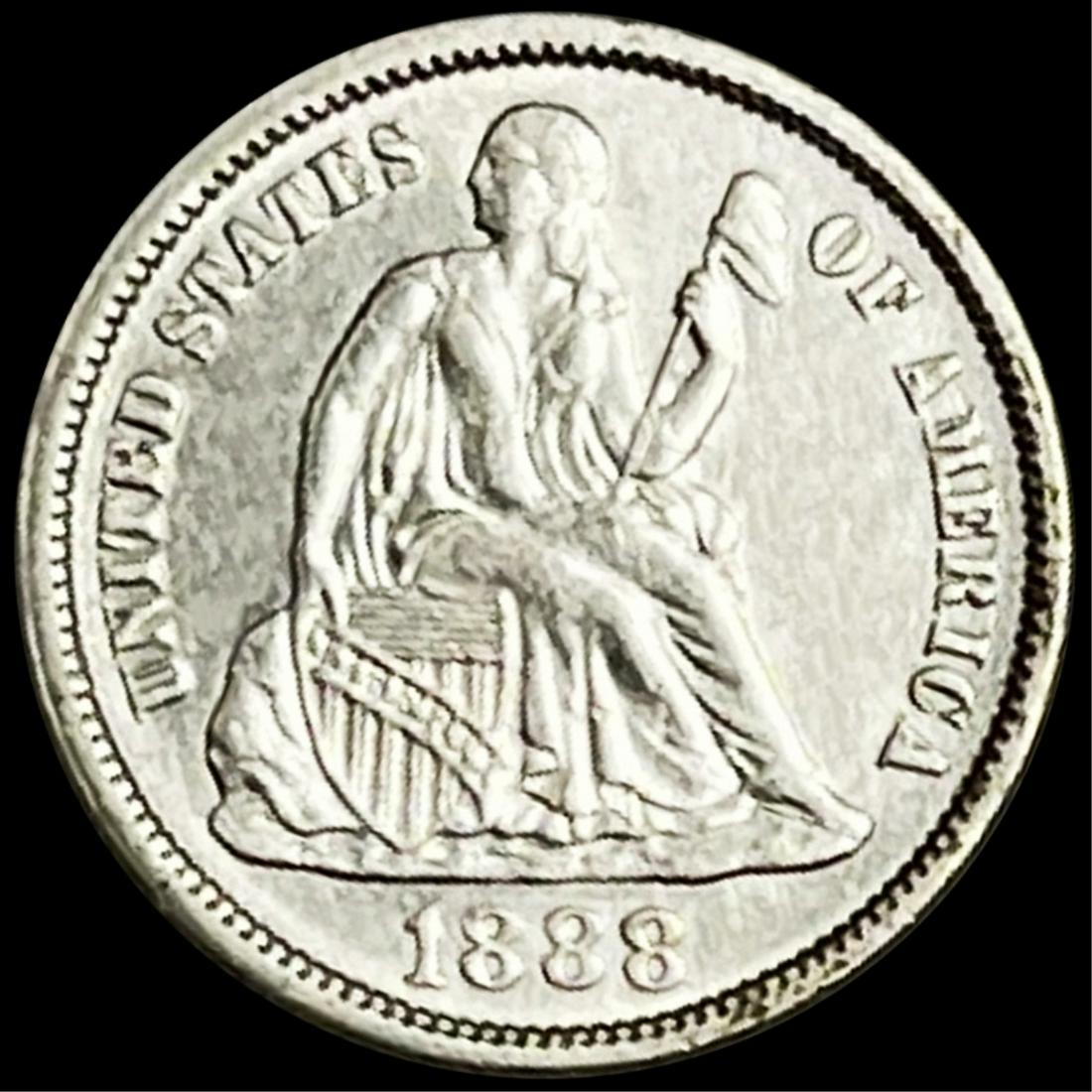 1888 Seated Liberty Dime UNCIRCULATED (1 of 2)