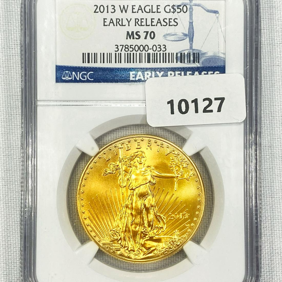 2013-W $50 1 oz American Gold Eagle NGC-MS70 (1 of 2)