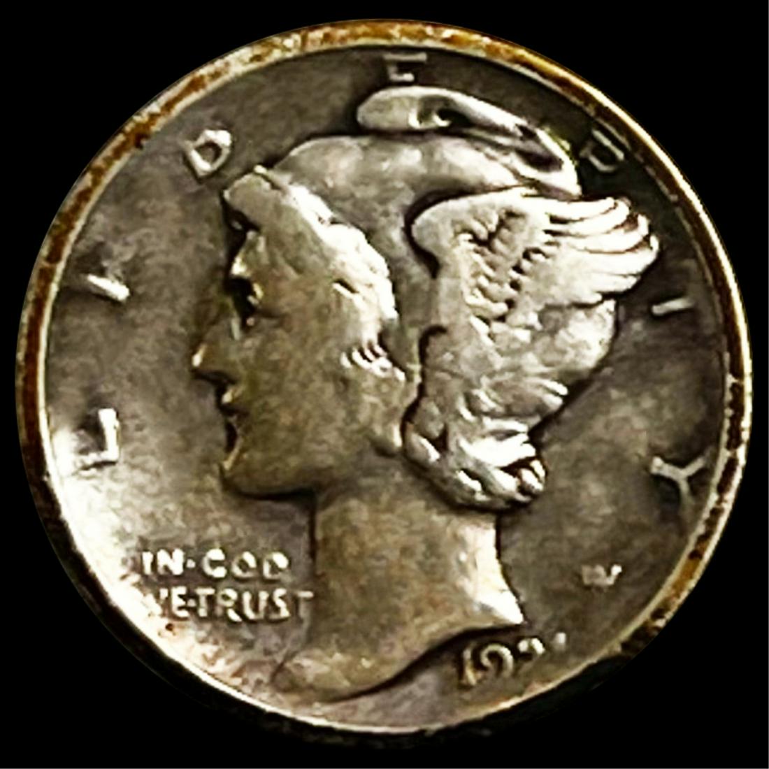 1921-D Mercury Dime LIGHTLY CIRCULATED (1 of 2)