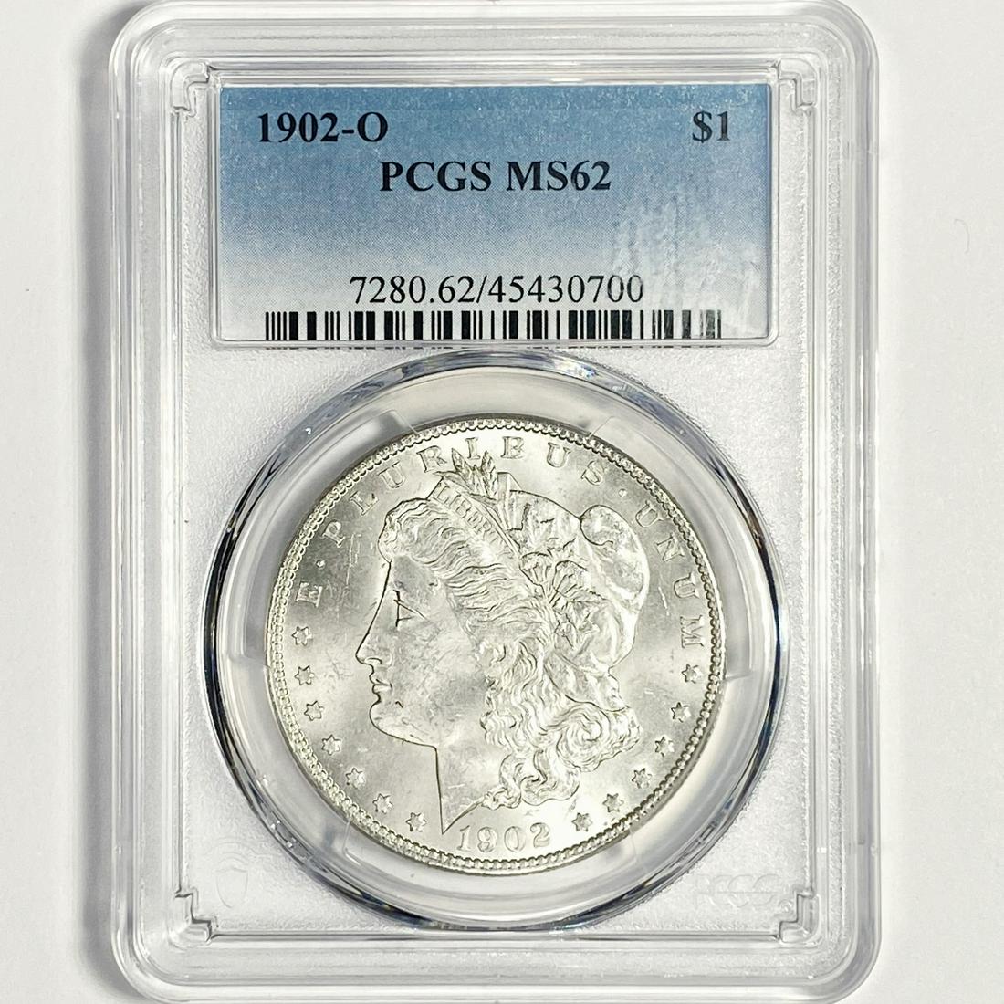 1902-O Morgan Silver Dollar PCGS-MS62 (1 of 2)