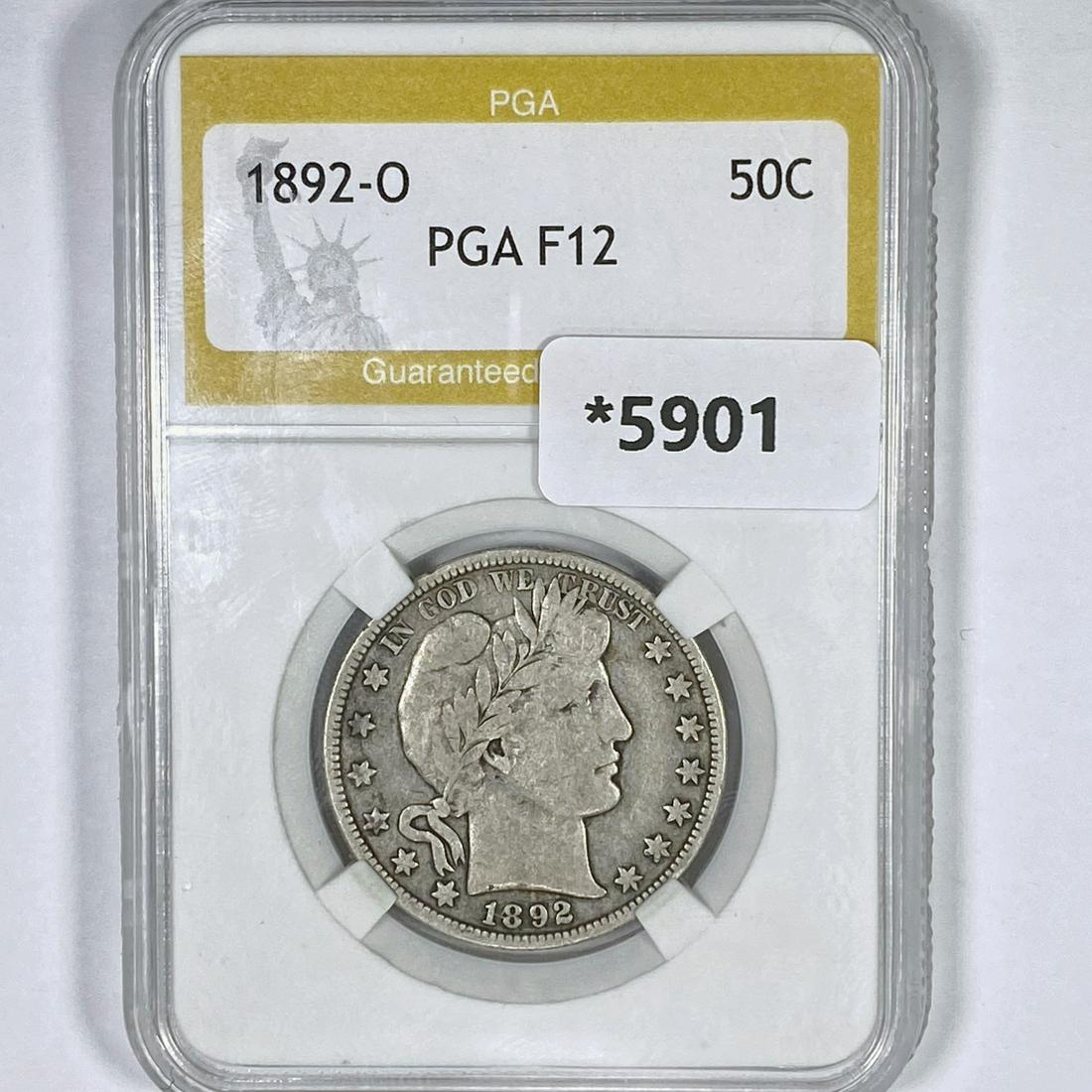 1892-O Barber Half Dollar PGA-F12 (1 of 2)