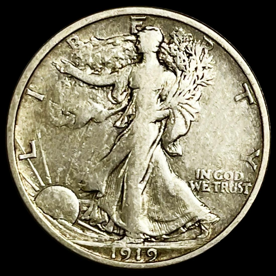 1919-S Walking Liberty Half Dollar LIGHTLY CIRC (1 of 2)