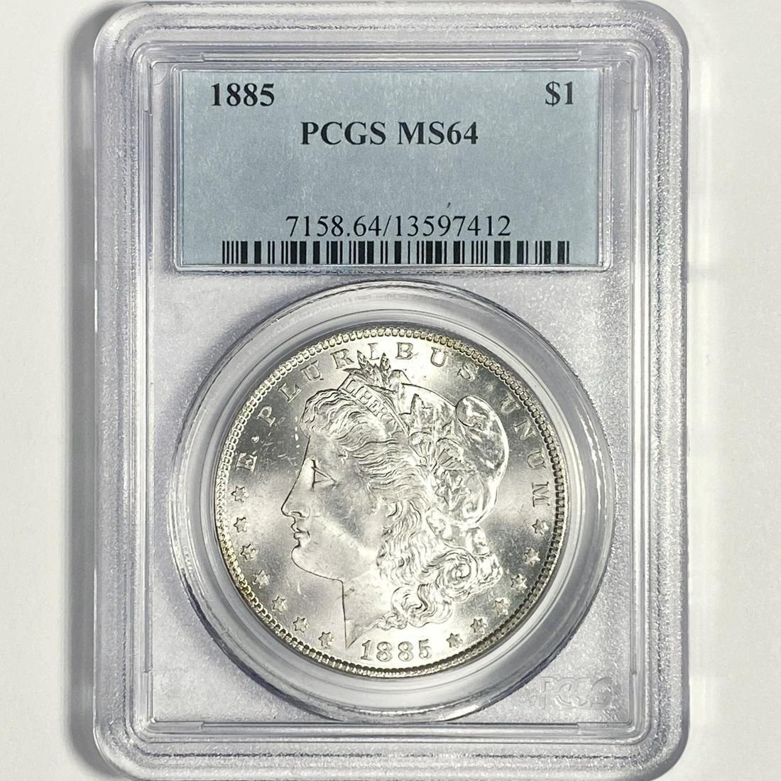 1885 Morgan Silver Dollar PCGS-MS64 (1 of 2)