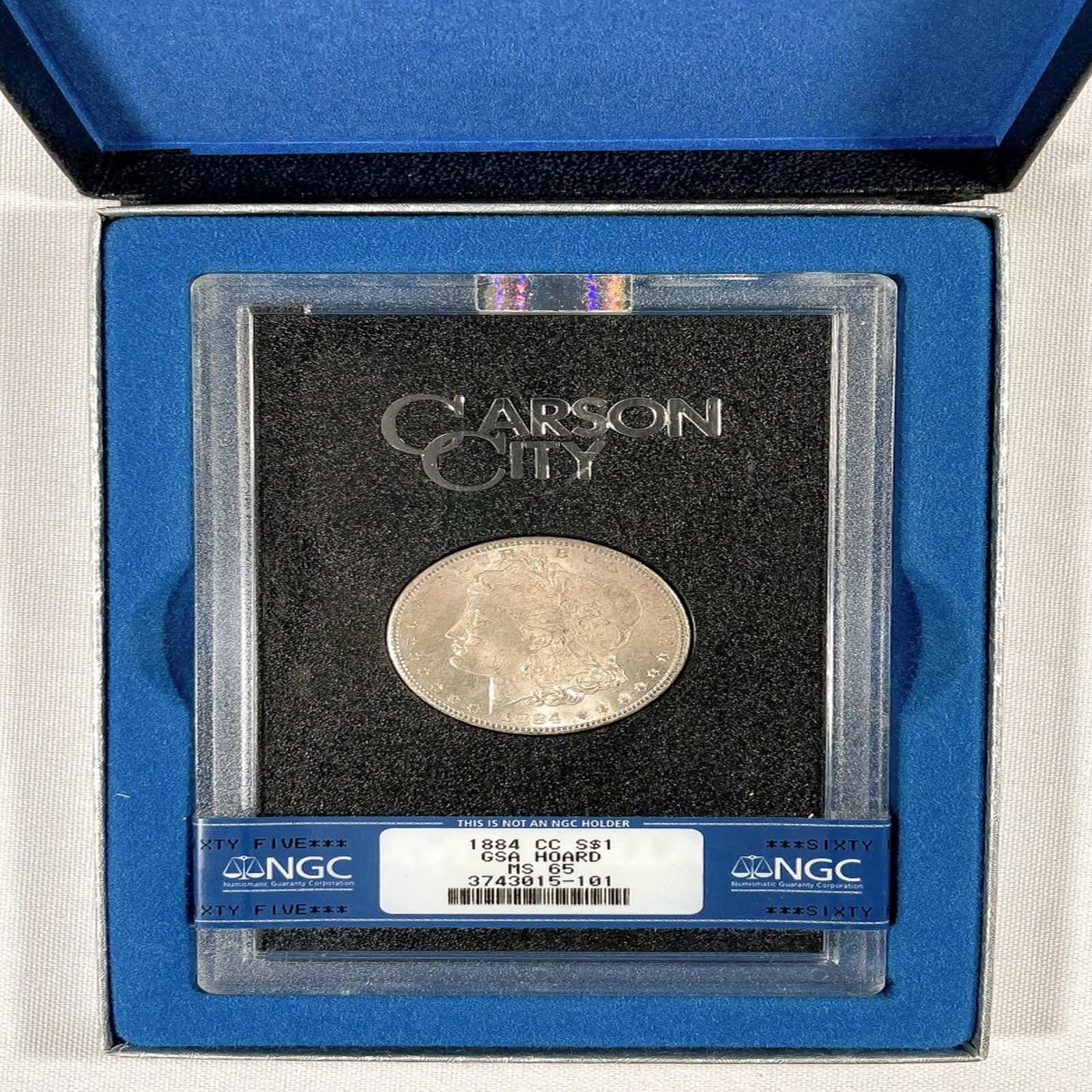 1884-CC Morgan Silver Dollar -MS65 GSA w/ Cert. (1 of 4)