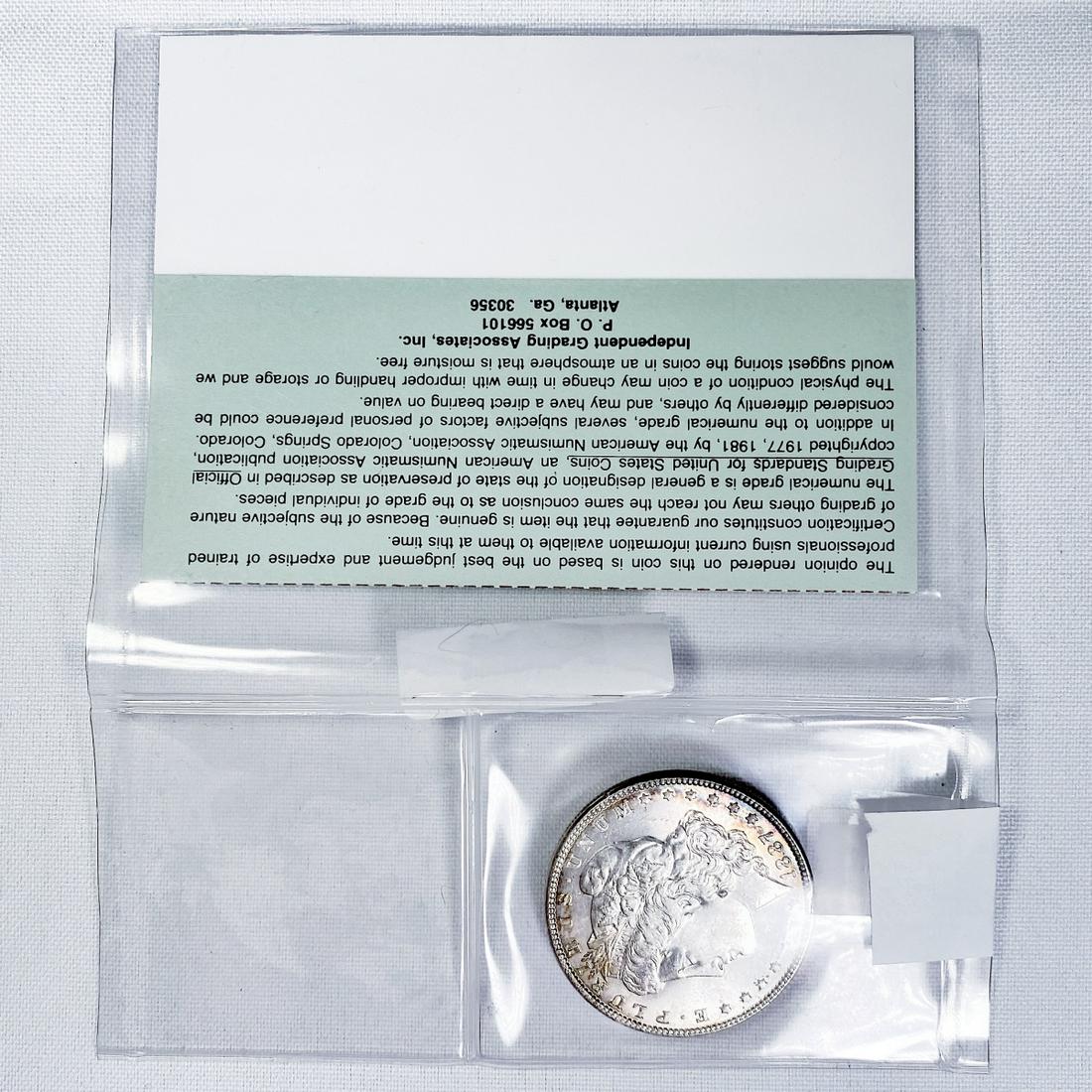 1887 Morgan Silver Dollar ICCS-MS64/65 (1 of 2)