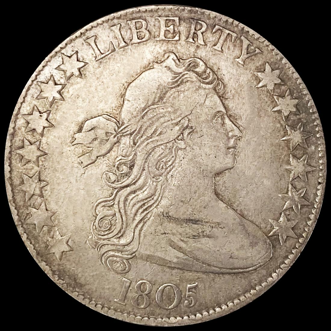 1805 Draped Bust Half Dollar LIGHTLY CIRCULATED (1 of 2)