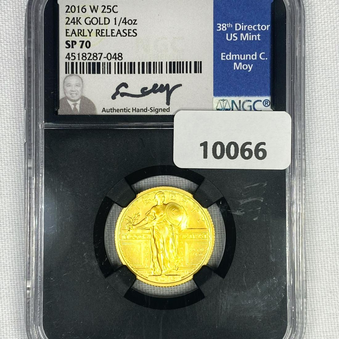 2016-W 25C 1/4 oz American Gold Eagle NGC-SP70 (1 of 2)