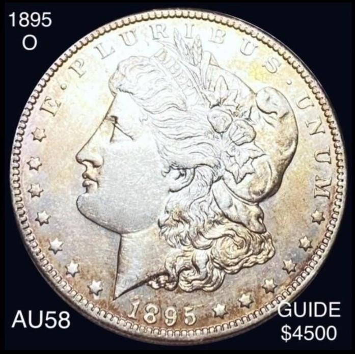 1895-O Morgan Silver Dollar CHOICE AU (1 of 2)