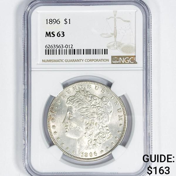 1896 Morgan Silver Dollar NGC-MS63 (1 of 2)