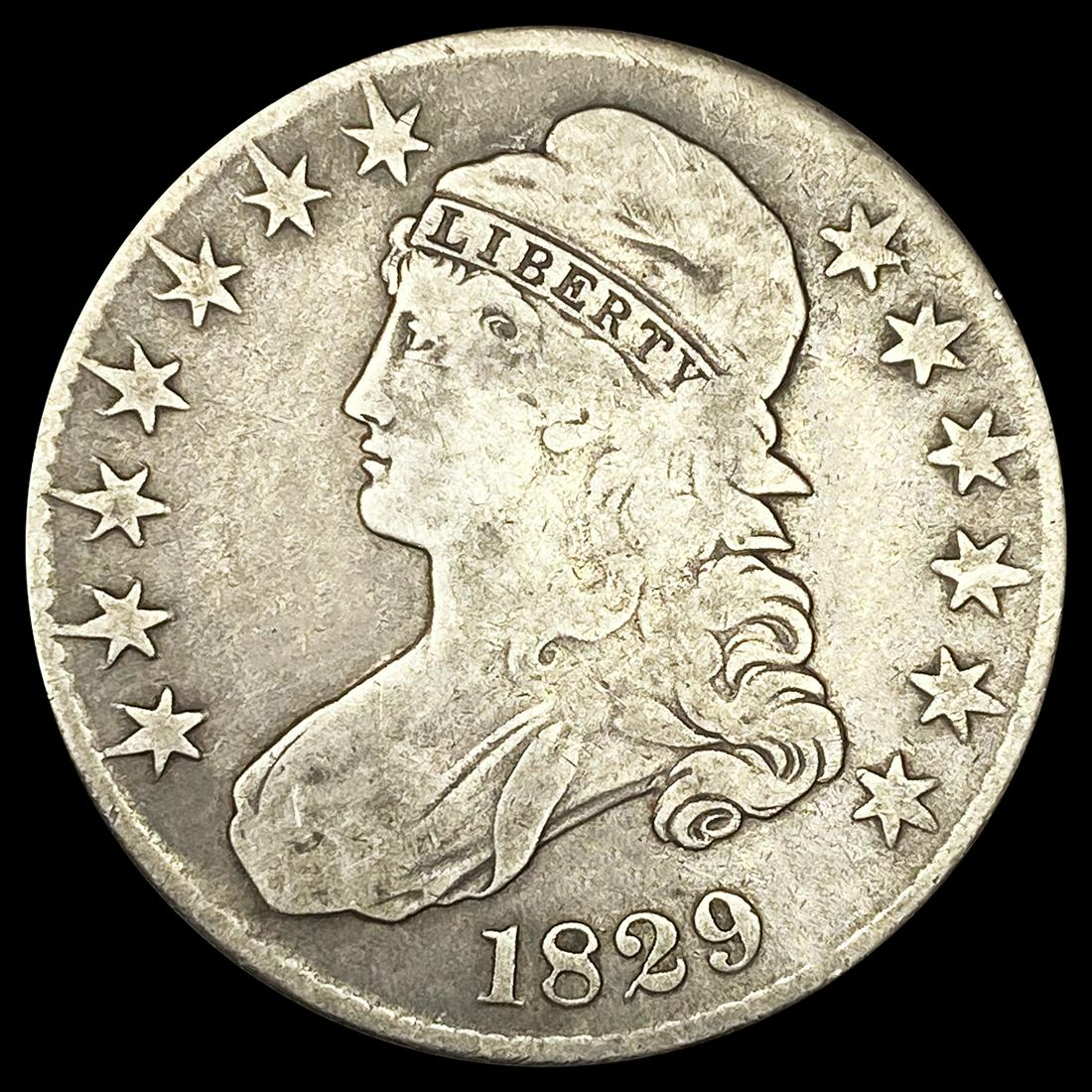 1829 Capped Bust Half Dollar LIGHTLY CIRCULATED (1 of 2)