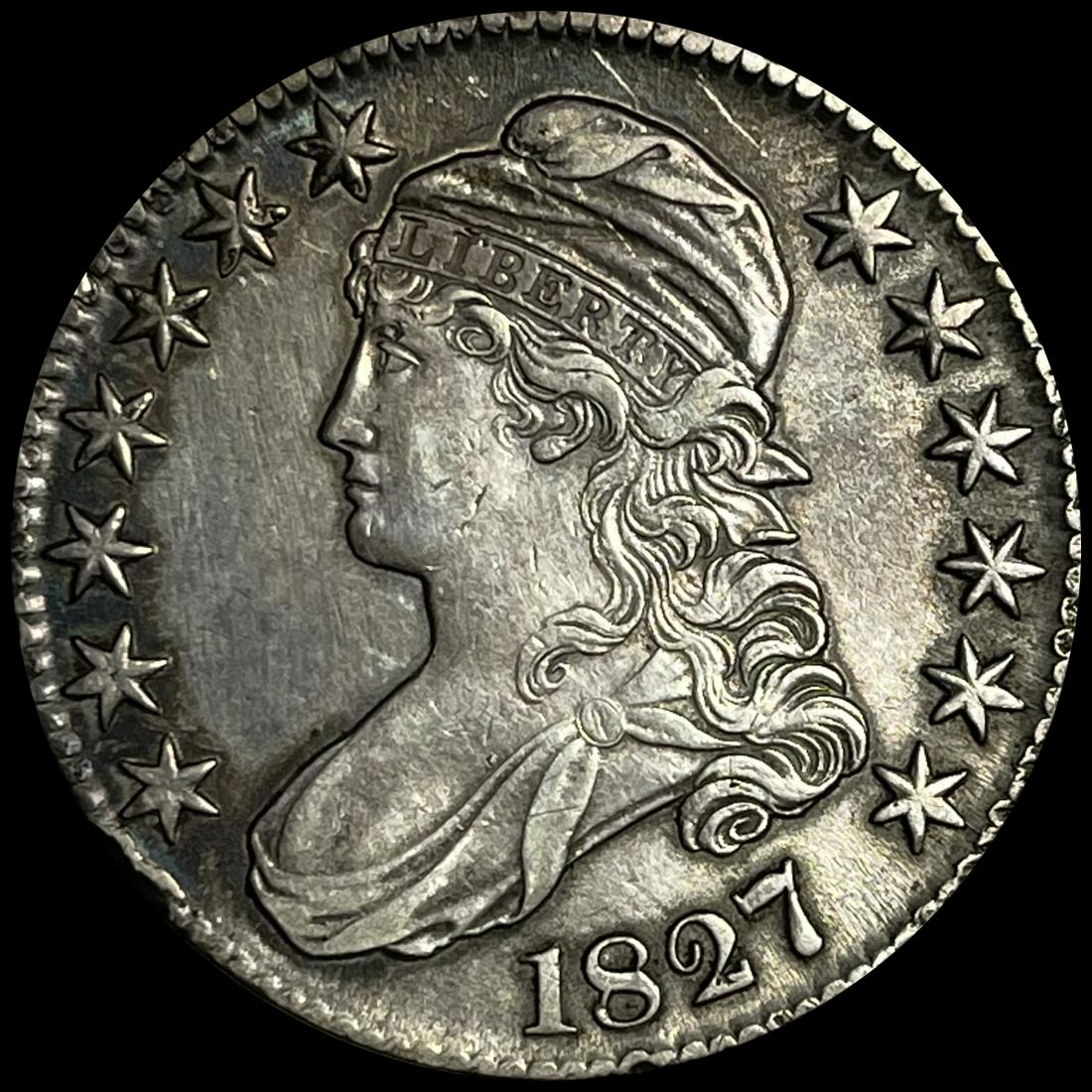 1827 Capped Bust Half Dollar LIGHTLY CIRCULATED (1 of 2)