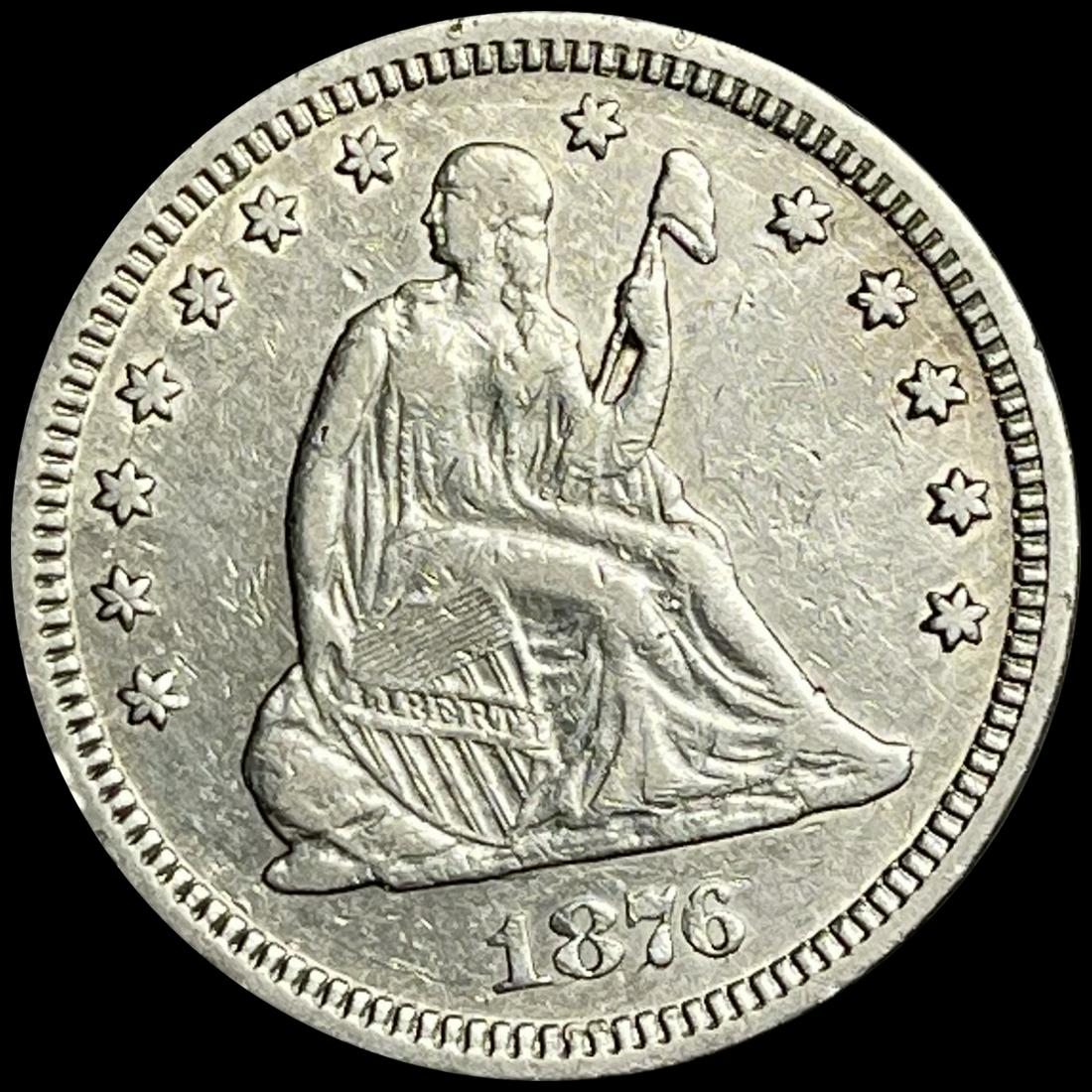 1876 Seated Liberty Quarter CLOSELY UNCIRCULATED (1 of 2)