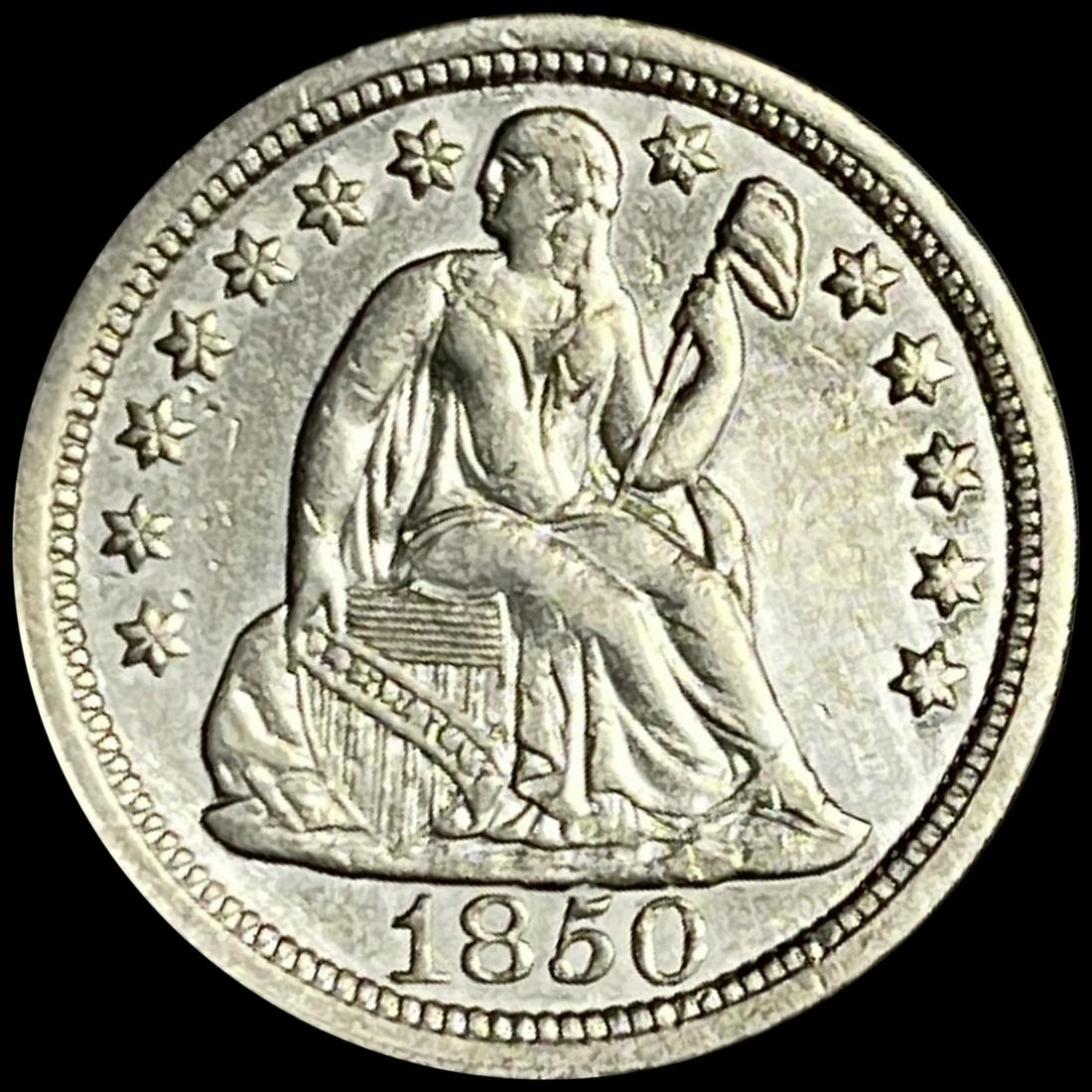 1850 Seated Liberty Dime UNCIRCULATED (1 of 2)