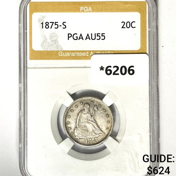 1875-S Twenty Cent Piece PGA-AU55 (1 of 2)