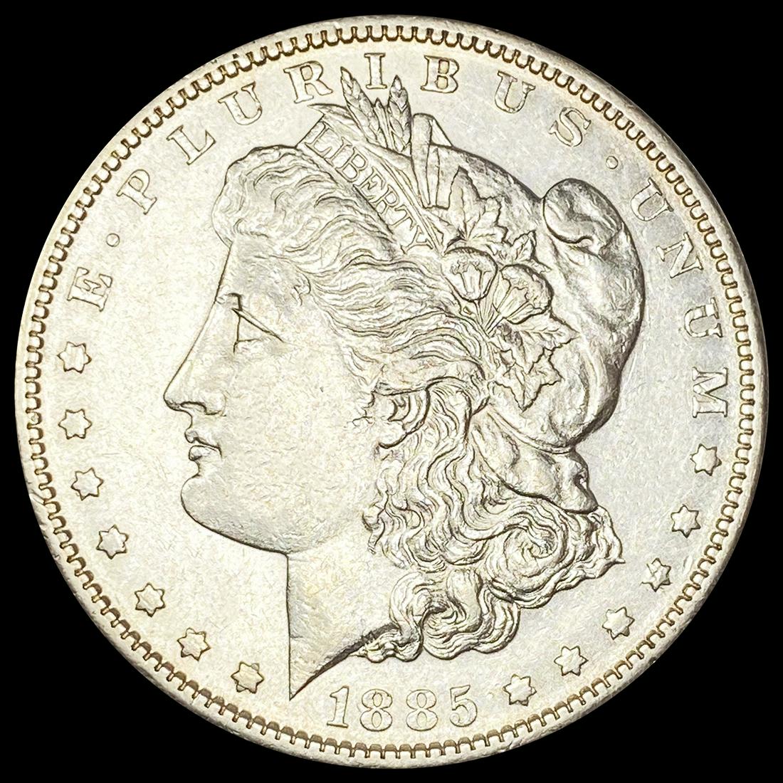 1885-S Morgan Silver Dollar CLOSELY UNCIRCULATED (1 of 2)