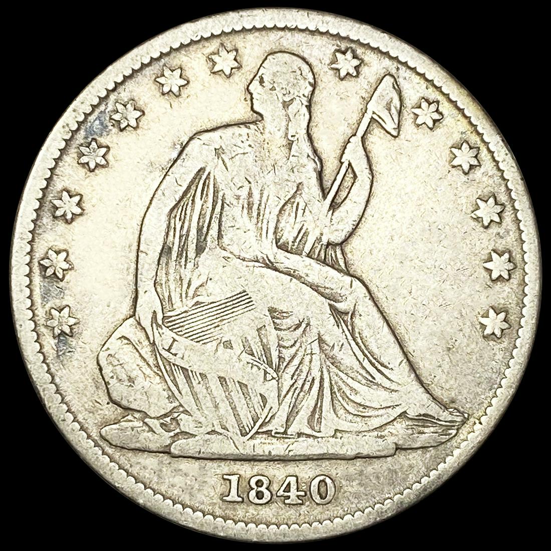1840-O Seated Liberty Half Dollar LIGHTLY CIRC (1 of 2)