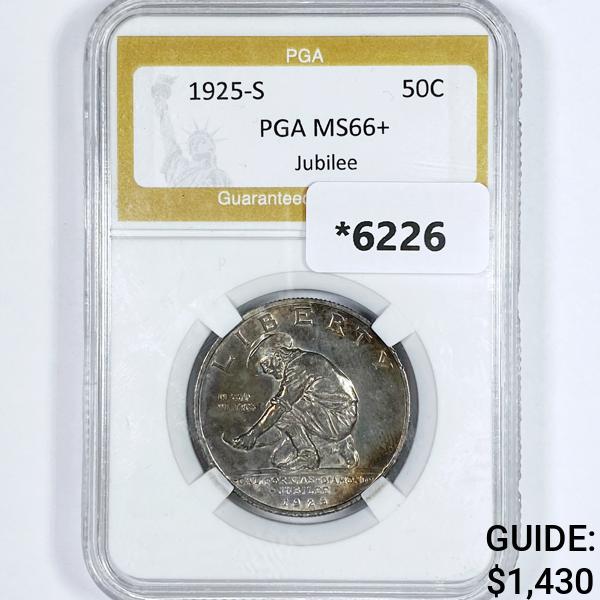 1925-S Jubilee Half Dollar PGA-MS66+ (1 of 2)