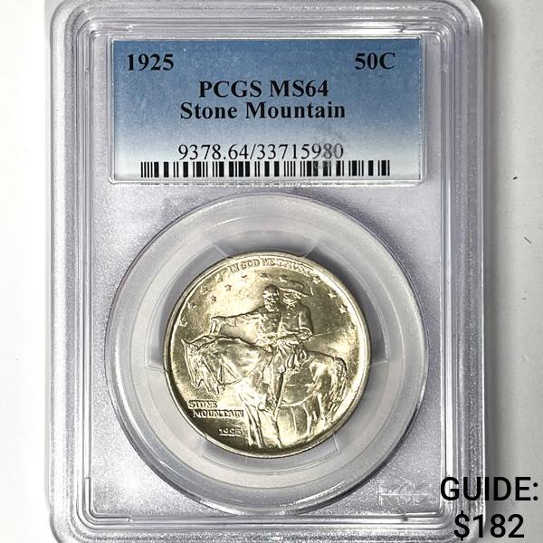 1925 Stone Mountain Half Dollar PCGS-MS64 (1 of 2)