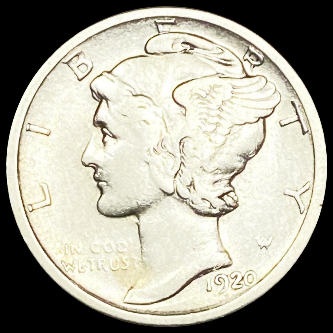 1920-D Mercury Dime NEARLY UNCIRCULATED (1 of 2)
