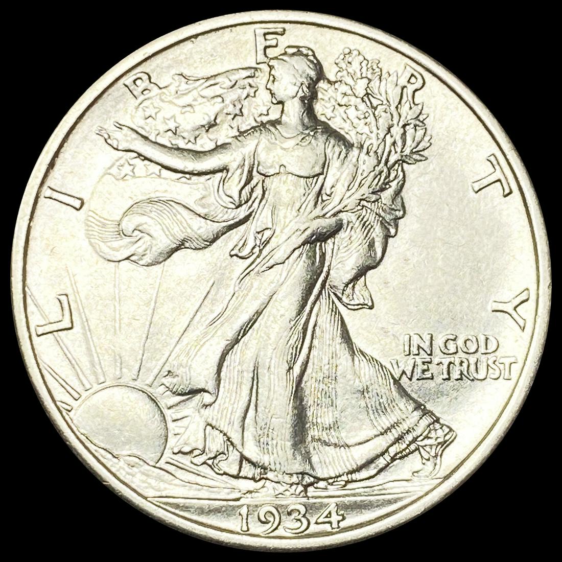 1934-S Walking Liberty Half Dollar UNCIRCULATED (1 of 2)