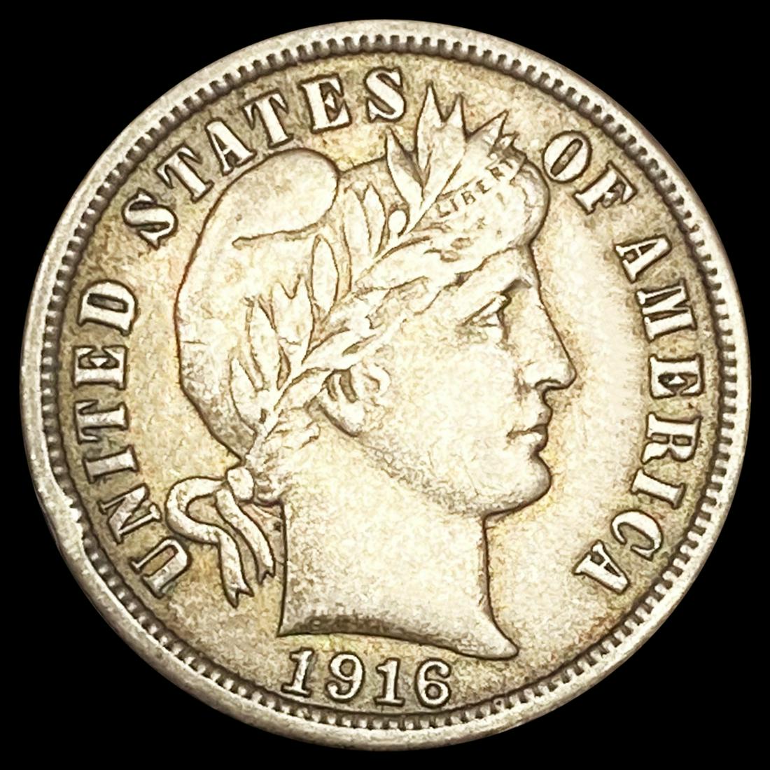 1916 Barber Dime NEARLY UNCIRCULATED (1 of 2)
