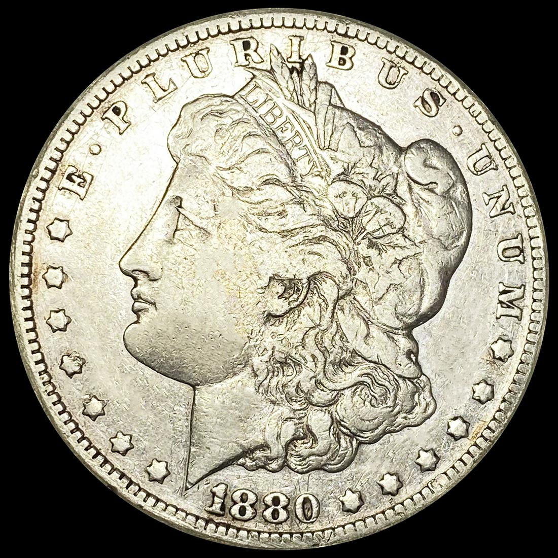 1880-CC Morgan Silver Dollar LIGHTLY CIRCULATED (1 of 2)