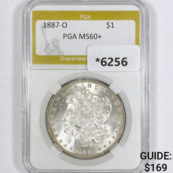 1887-O Morgan Silver Dollar PGA-MS60+ (1 of 2)
