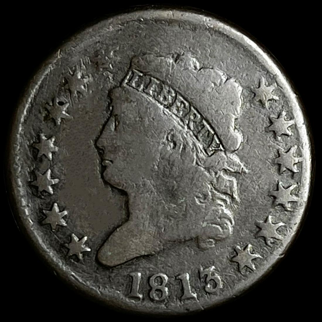 1813 Large Cent NICELY CIRCULATED (1 of 2)