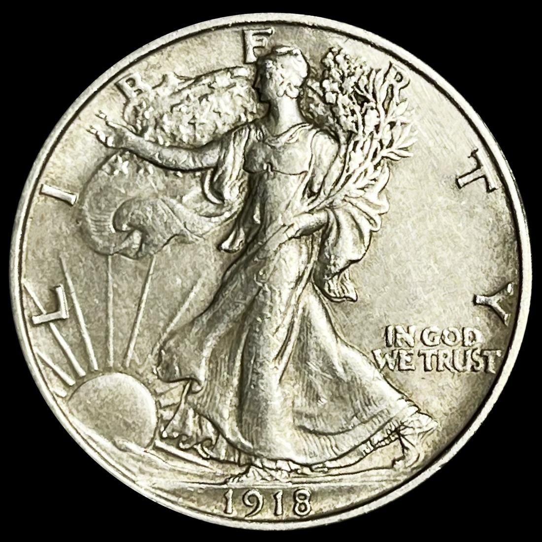 1918 Walking Liberty Half Dollar UNCIRCULATED (1 of 2)