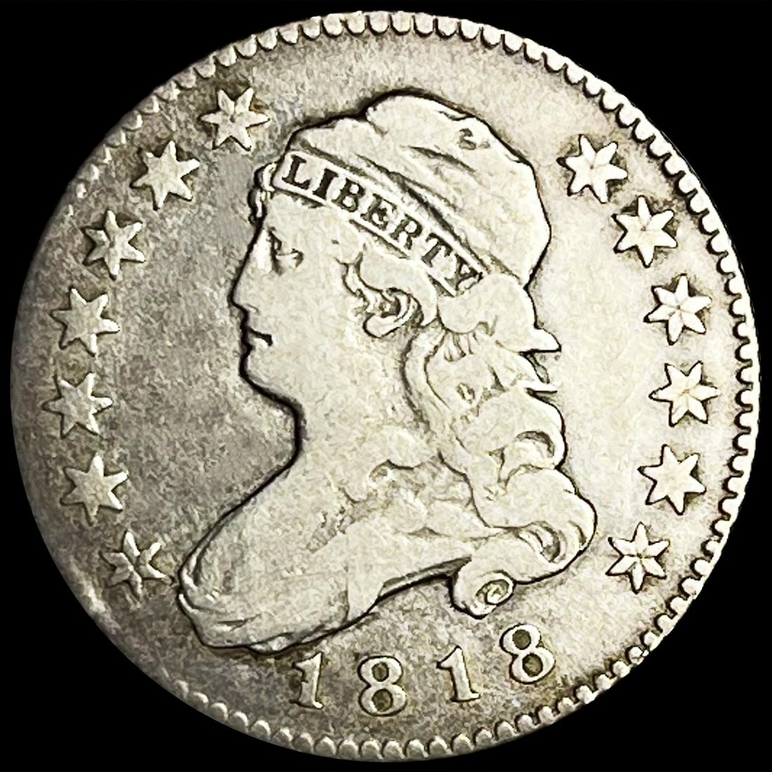 1818 Capped Bust Quarter LIGHTLY CIRCULATED (1 of 2)