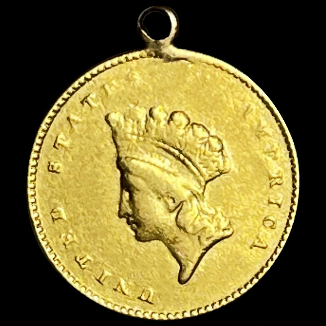 1855 Rare Gold Dollar LIGHTLY CIRCULATED (1 of 2)