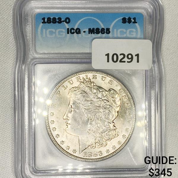 1883-O Morgan Silver Dollar ICG-MS65 (1 of 2)