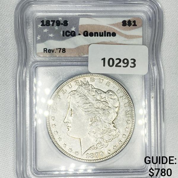 1879-S Rev 78 Morgan Silver Dollar ICG-HIGH GRADE (1 of 2)