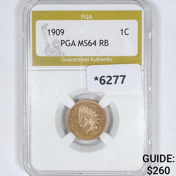 1909 Indian Head Cent PGA-MS64 RB (1 of 2)