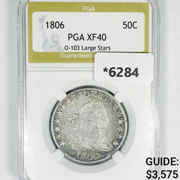 1806 Draped Bust Half Dollar PGA-XF40 O-103 Lg (1 of 2)