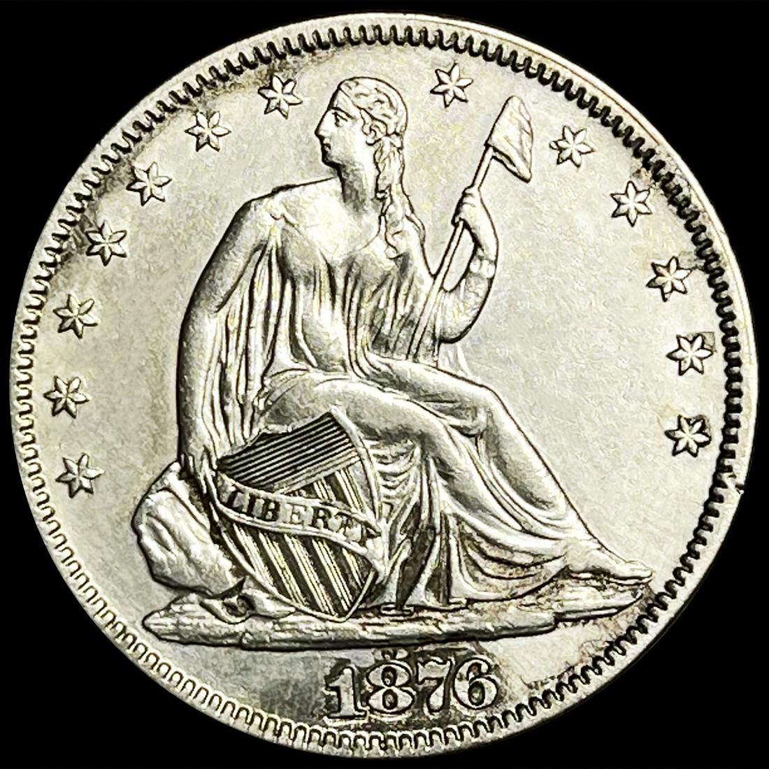 1876 Seated Liberty Half Dollar UNCIRCULATED (1 of 2)