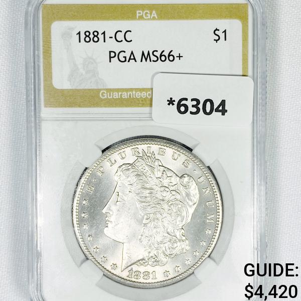 1881-CC Morgan Silver Dollar PGA-MS66+ (1 of 2)