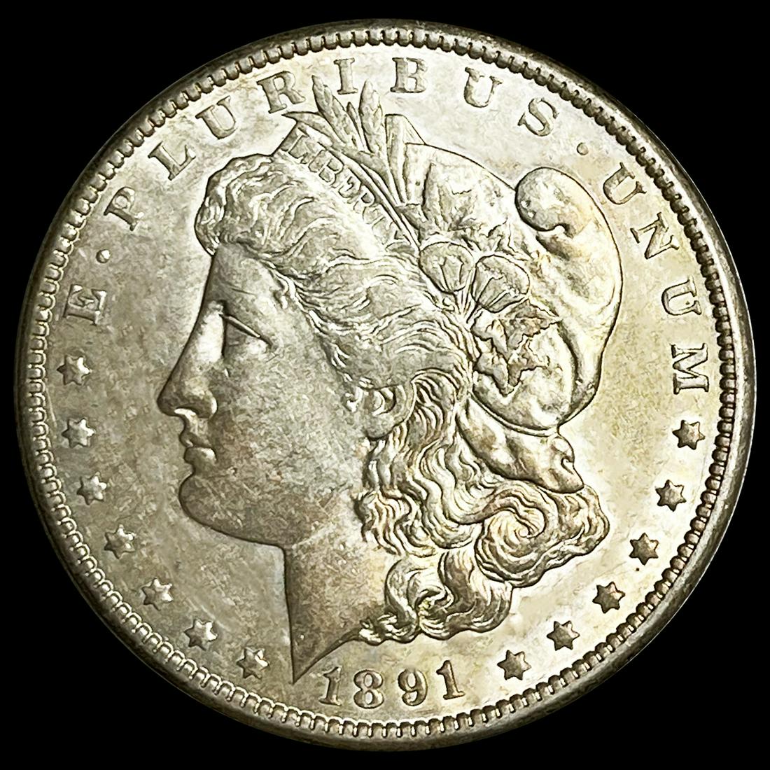 1891-CC Morgan Silver Dollar CLOSELY UNCIRCULATED (1 of 2)